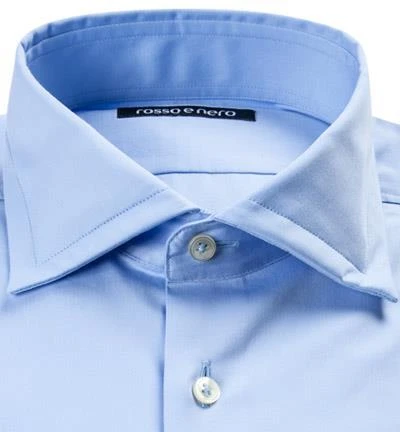 rosso e nero Hemd Acapulco Satin/ Slim Fit, Popeline, Hellblau 2 rosso e nero Hemd Acapulco Satin/ Slim Fit, Popeline, Hellblau – Bild 2