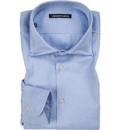 rosso e nero Hemd Alaska 36/7 Slim Fit, Fischgrat, Hellblau-weiß, Hellblau