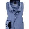 OLYMP Luxor Modern Fit 0400/64/18 Hemd, Baumwolle, Marine meliert, Marine