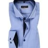 ETERNA slim fit 8100/F132/12 Hemd, Oxford, Hellblau meliert, Blau