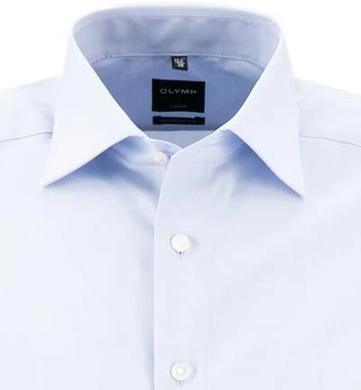 OLYMP Hemd Luxor Modern Fit 0304/12/11 Kurzarmhemd, Chambray, Hellblau, Bleu 2 OLYMP Hemd Luxor Modern Fit 0304/12/11 Kurzarmhemd, Chambray, Hellblau, Bleu – Bild 2