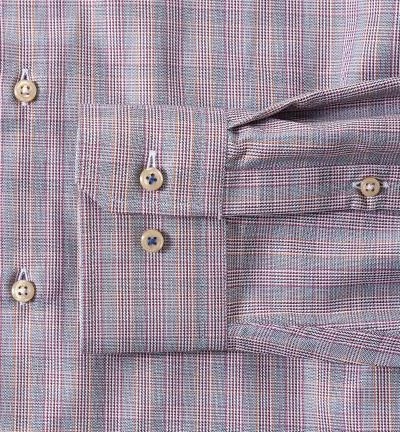 JOOP! Hemd Panko 17006734/366 Slim Fit, Baumwolle, Rot-schwarz kariert, Bordeaux 3 JOOP! Hemd Panko 17006734/366 Slim Fit, Baumwolle, Rot-schwarz kariert, Bordeaux – Bild 3