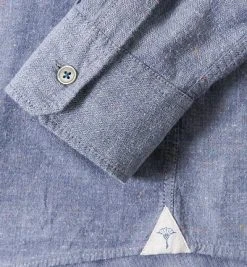 JOOP! Hemd Hanson-W 15002578/123 Bouclé, Blau meliert, Blau -hemdenverkauf 224658 norm3