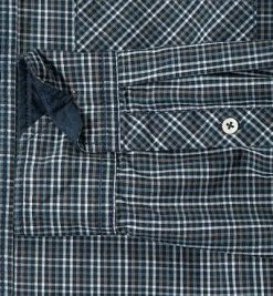 Strellson Sportswear Ray-W 14002139/323 Hemd, Regular Fit, Popeline, Blau-braun kariert, Blau-grün -hemdenverkauf 224891 norm3