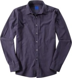 JOOP! Hemd Hanson-W 15002567/113 Twill, Blau-schwarz meliert, Schwarz