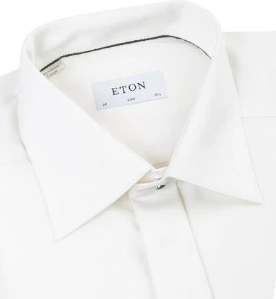 ETON Slim Fit Kent 3101/70518/30 Hemd, Baumwolle, Creme 2 ETON Slim Fit Kent 3101/70518/30 Hemd, Baumwolle, Creme – Bild 2