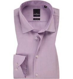 Daniel Hechter Hemd Kent 10200/55984/66 Modern Fit, Baumwolle, Viola meliert, Lilac