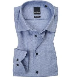 Daniel Hechter Hemd Kent 10200/55986/62 Modern Fit, Baumwolle, Royal gemustert, Royalblue