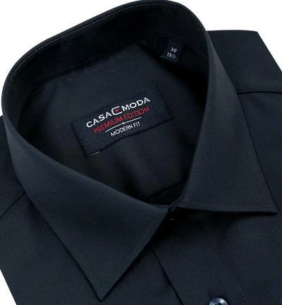 CasaModa Modern Fit Kent 006550/109 Hemd, Popeline, Navy, Nachtblau 2 CasaModa Modern Fit Kent 006550/109 Hemd, Popeline, Navy, Nachtblau – Bild 2