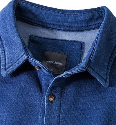 gsus sindustries Hemd G150855050/5041 Slim Fit, Baumwolle, Indigo, Dark indigo 2 gsus sindustries Hemd G150855050/5041 Slim Fit, Baumwolle, Indigo, Dark indigo – Bild 2