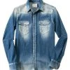 GAS Hemd 1507/010355/W139 Jeanshemd, Slim Fit, Baumwolle, Blau, Denim