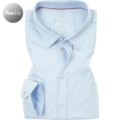 DESOTO Hemd Kent 21020-3/51 Modern Fit, Jersey, Bleu, Hellblau