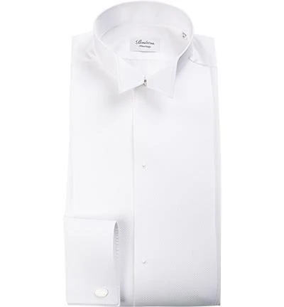 Stenströms Fitted Body 862401/1001/000 Frackhemd, Baumwolle, Weiß 1 Stenströms Fitted Body 862401/1001/000 Frackhemd, Baumwolle, Weiß