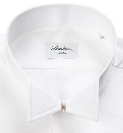Stenströms Fitted Body 862401/1001/000 Frackhemd, Baumwolle, Weiß 2 Stenströms Fitted Body 862401/1001/000 Frackhemd, Baumwolle, Weiß – Bild 2