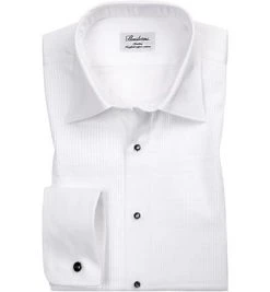 Stenströms Slimline 736561/1032/000 Hemd, Twill, Weiß
