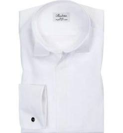 Stenströms Slimline 727401/1032/000 Hemd, Twill, Weiß