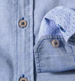 JOOP! Hemd Hanson K-W 15002700/123 Modern Fit, Oxford, Royal meliert, Dunkelblau -hemdenverkauf 231525 norm3