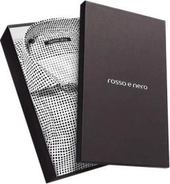 rosso e nero Hemd Ennio 660/06 Slim Fit, Popeline, Weiß-marine gepunktet, Marine-weiß -hemdenverkauf 232346 norm3