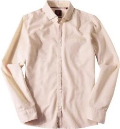 Strellson Sportswear Clint-W 30000332/810 Hemd, Slim Fit, Baumwolle, Aprikot, Orange