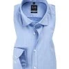 OLYMP Hemd Level Five Body Fit 0464/64/15 Baumwolle, Himmelblau meliert, Blau