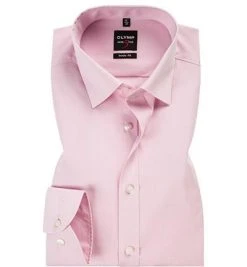 OLYMP Hemd Level Five Body Fit 2080/64/31 Chambray, Hellrosé