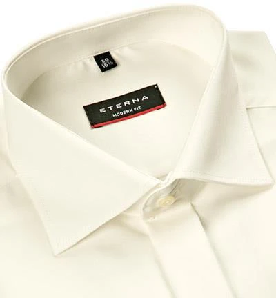 ETERNA modern fit 8500/X367/68/21 Hemd, Baumwolle, Extra langer Arm, Wollweiß 2 ETERNA modern fit 8500/X367/68/21 Hemd, Baumwolle, Extra langer Arm, Wollweiß – Bild 2
