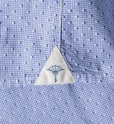 JOOP! Hemd Haye-W 15002888/527 Popeline, Blau gemustert, Blau 4 JOOP! Hemd Haye-W 15002888/527 Popeline, Blau gemustert, Blau – Bild 4