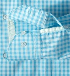 Lucky de Luca Hemd Joey 8222/1 Popeline, Türkis-mintgrün kariert, Turquois -hemdenverkauf 236238 norm3