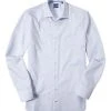 JOOP! Hemd Mika 17007302/327 Modern Fit, Baumwolle, Weiß-blau gemustert, Blau-weiß
