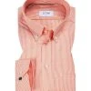 ETON Slim fit B.D. 0880/53606/45 Hemd, Baumwolle, Orange-weiß gestreift, Orange-weiß