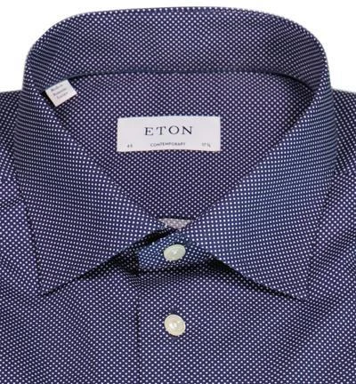 ETON Contemporary Fit Kent 3225/79311/27 Hemd, Baumwolle, Marine-weiß gepunktet, Navy 3 ETON Contemporary Fit Kent 3225/79311/27 Hemd, Baumwolle, Marine-weiß gepunktet, Navy – Bild 3