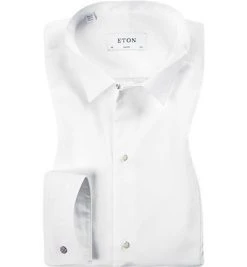 ETON Classic Fit Kläppchen 6363/016/00 Hemd, Popeline, Weiß