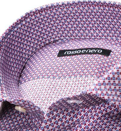 rosso e nero Hemd Mexico 0038/9750 Slim Fit, Popeline, Rot-blau gemustert, Blau-rot 2 rosso e nero Hemd Mexico 0038/9750 Slim Fit, Popeline, Rot-blau gemustert, Blau-rot – Bild 2