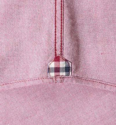 Lucky de Luca Hemd Tino 21341/1 Oxford, Rot meliert, Red 4 Lucky de Luca Hemd Tino 21341/1 Oxford, Rot meliert, Red – Bild 4