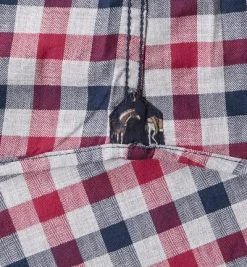 Lucky de Luca Hemd Nyro 21102/1 Baumwolle, Rot-blau kariert, Red -hemdenverkauf 246632 norm4