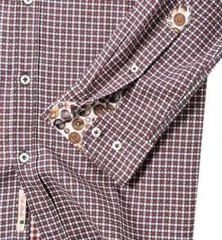 Lucky de Luca Hemd Nyro 21104/2 Slim Fit, Baumwolle, Braun kariert, Brown -hemdenverkauf 246639 norm3