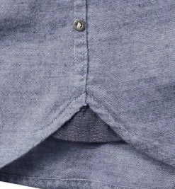 Marc O'Polo Hemd M29/1112/42184/G81 Shaped Fit, Twill, Jeansblau meliert, Combo -hemdenverkauf 247472 norm4