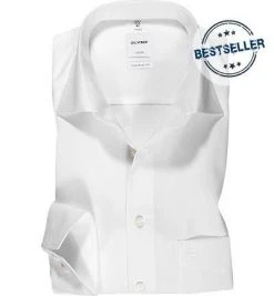OLYMP Hemd Luxor Comfort Fit 0254/64/00 Popeline, Weiß