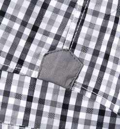 Strellson Hemd Russel-W 30001486/025 Modern Fit, Popeline, Grau-weiß kariert, Schwarz-grau -hemdenverkauf 248641 norm4