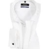 Seidensticker Tailored Kent UMA 245270/01 Hemd, Tailored Fit, Popeline, Weiß