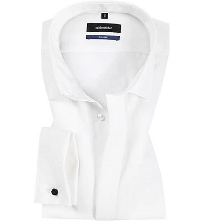 Seidensticker Tailored Kent UMA 245270/01 Hemd, Tailored Fit, Popeline, Weiß 1 Seidensticker Tailored Kent UMA 245270/01 Hemd, Tailored Fit, Popeline, Weiß