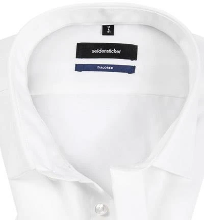 Seidensticker Tailored Kent UMA 245270/01 Hemd, Tailored Fit, Popeline, Weiß 2 Seidensticker Tailored Kent UMA 245270/01 Hemd, Tailored Fit, Popeline, Weiß – Bild 2