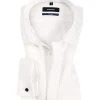 Seidensticker Tailored Kent UMA 245270/21 Hemd, Tailored Fit, Popeline, Ecru
