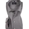 Seidensticker Tailored Kent 022000/32 Hemd, Tailored Fit, Chambray, Hellgrau meliert, Grau