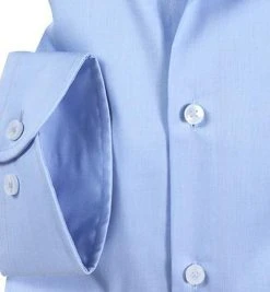 Seidensticker Slim Kent 675660/12 Hemd, Slim Fit, Popeline, Bleu, Blau -hemdenverkauf 248735 norm3