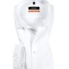 Seidensticker Slim Kent EL 675665/01 Hemd, Slim Fit, Baumwolle, Extra langer Arm, Weiß