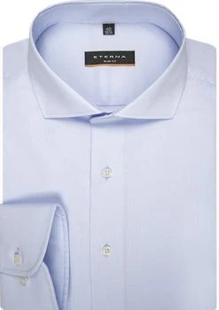 ETERNA slim fit 8424/F182/10 Hemd, Popeline, Hellblau