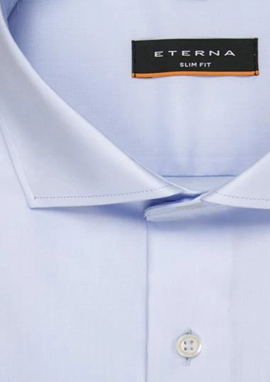 ETERNA slim fit 8424/F182/10 Hemd, Popeline, Hellblau 2 ETERNA slim fit 8424/F182/10 Hemd, Popeline, Hellblau – Bild 2