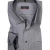 ETERNA modern fit 8500/X157/32 Hemd, Chambray, Grau meliert, Grau