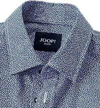 JOOP! Hemd JJSH-05Hanson K-W 30003507/410 Popeline, Dunkelblau-weiß gemustert, Marineblau 2 JOOP! Hemd JJSH-05Hanson K-W 30003507/410 Popeline, Dunkelblau-weiß gemustert, Marineblau – Bild 2